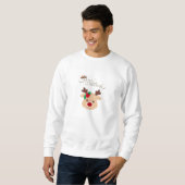Christmas deer sweater スウェットシャツ (正面フル)