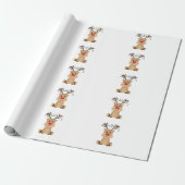 Christmas Deer Wrapping Paper ラッピングペーパー (アンロールド)