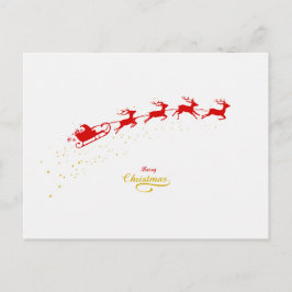 Christmas Deers シーズンポストカード