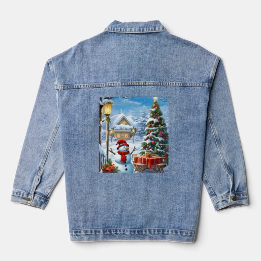Christmas Denim Jacket デニムジャケット (裏面)