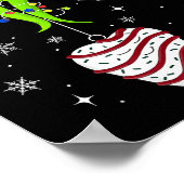 Christmas Dental Squad Cute Dentist Dental Hygieni ポスター (角)