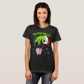 Christmas Dental Squad Cute Dentist Dental Hygieni Tシャツ (正面フル)