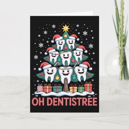 Christmas Dental Squad Oh Dentistree  カード (正面)