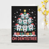Christmas Dental Squad Oh Dentistree  カード (黄色い花)