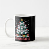 Christmas Dental Squad Oh Dentistree  コーヒーマグカップ (左)