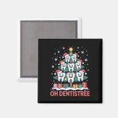 Christmas Dental Squad Oh Dentistree  マグネット (正面/裏面)