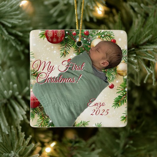 Christmas Design セラミックオーナメント (ツリー)