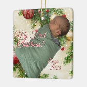 Christmas Design セラミックオーナメント (左)