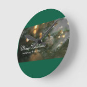 Christmas design watches  ラウンド壁時計 (傾斜)