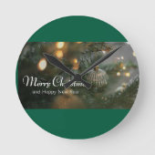 Christmas design watches  ラウンド壁時計 (正面)