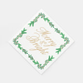 Christmas Dinner Paper Napkins スタンダードランチョンナプキン (角)