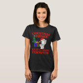Christmas Dinner Toilet Clogging Chamon _ Funny Ch Tシャツ (正面フル)