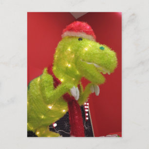 Christmas Dinosaur シーズンポストカード