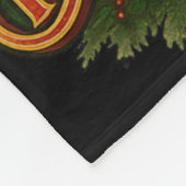 Christmas Disc Golf Merry Discmas  フリースブランケット (角)