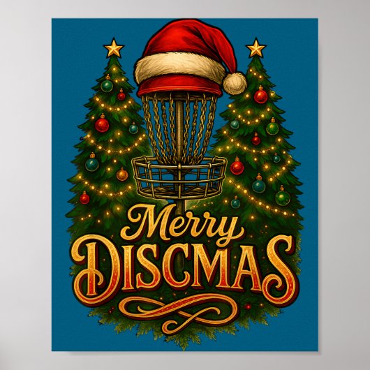 Christmas Disc Golf Merry Discmas  ポスター (正面)