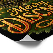 Christmas Disc Golf Merry Discmas  ポスター (角)