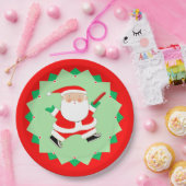 Christmas Disc Golf Party ペーパープレート (パーティー)