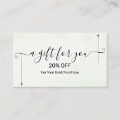 Christmas Discount Card – Festive Holiday Savings 割引カード (正面)