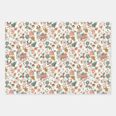 Christmas Ditsy Doodles  ラッピングペーパーシート (正面3)