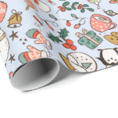 Christmas Ditsy Doodles  ラッピングペーパー (ロールコーナー)