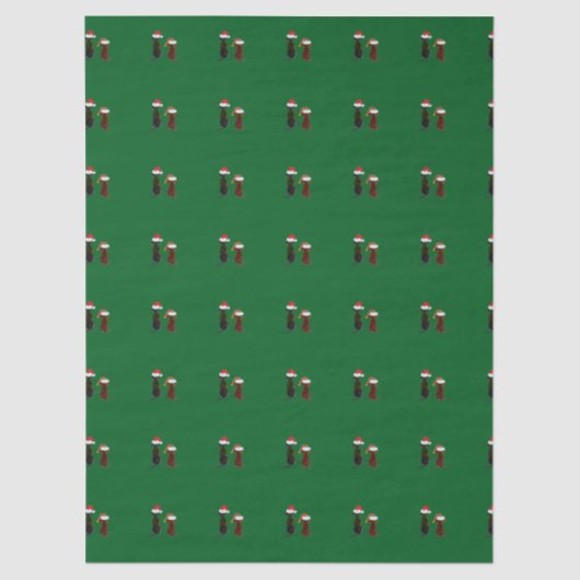 christmas dog 薄葉紙 (正面)