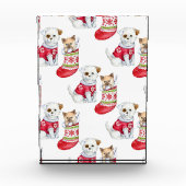 Christmas Dog & Cat フォトブロック (正面)