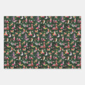 CHRISTMAS DOG CUTENESS ラッピングペーパーシート (正面3)