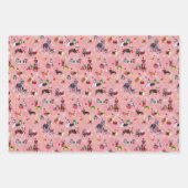 CHRISTMAS DOG CUTENESS ラッピングペーパーシート (正面3)