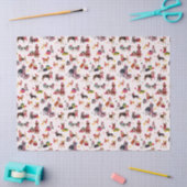 CHRISTMAS DOG CUTENESS CREAM 薄葉紙 (クラフト)