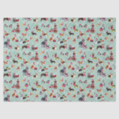 CHRISTMAS DOG CUTENESS MINT 薄葉紙 (正面)