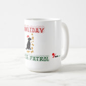 Christmas Dog Mug – Pawliday Treat Inspector コーヒーマグカップ (正面右)