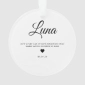 Christmas Dog Photo オーナメント (裏面)