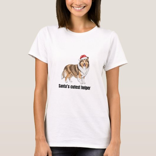 Christmas Dog Tシャツ (正面)