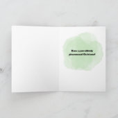 Christmas Dog w/Antlers for Dad Holiday Card シーズンカード (内部)