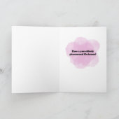 Christmas Dog with Antlers for Sister Funny シーズンカード (内部)