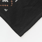 Christmas Dog With Hat And Lights - Funny Holiday フリースブランケット (角)