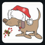 **CHRISTMAS DOGGIE**付き*クリスマスステッカー スクエアシール<br><div class="desc">今年の子どもにとって**クリスマスドギー**付きのクリスマスステッカー*は、プレゼントやカードに使ったり、クラスメイトや先生、ベビーシッターや好きな人の方々に使えるなど、可愛いアイテムになる!!!!</div>