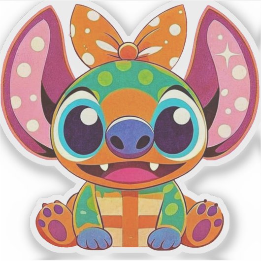 christmas doll シール (正面)