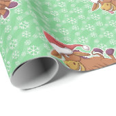 Christmas Donkey Cartoon ラッピングペーパー (ロールコーナー)