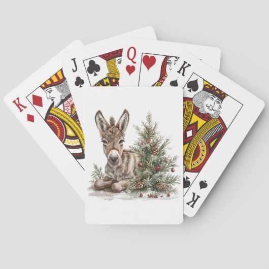 Christmas Donkey Playing Cards トランプ (裏面)
