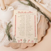 Christmas Doodle He said She said Card 招待状