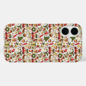 Christmas Doodle iPhone / iPad case Case-Mate iPhoneケース (裏面 (横))