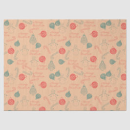 Christmas Doodle Pattern | Snowmen, Trees & Candy  薄葉紙
