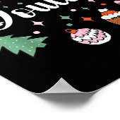 Christmas Doula Midwife Birth Worker Stpartum Xmas ポスター (角)