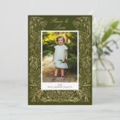 Christmas Doves Of Peace & Loveフローラ枠写真 シーズンカード (スタンド正面)