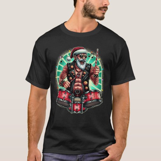 Christmas - Drummin' all the Way! Tシャツ (正面)
