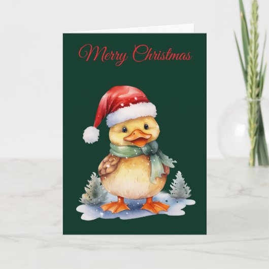 Christmas Duck シーズンカード (正面)