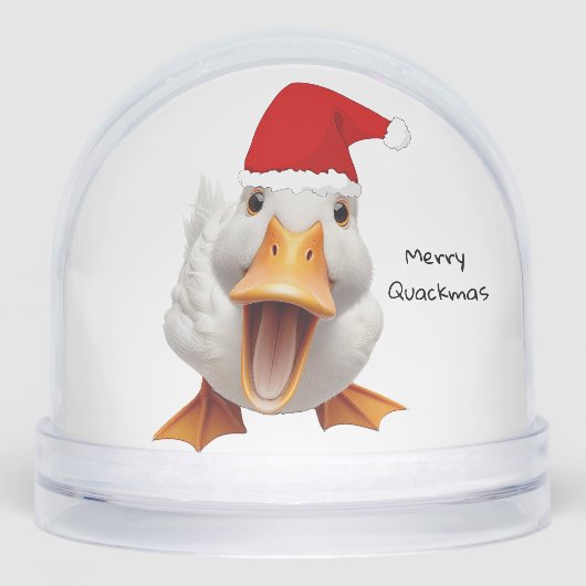 Christmas Duck Snow Globe (正面)