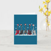 Christmas Electric Guitars Metalhead Guitarist Xma カード (黄色い花)