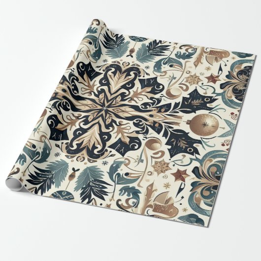 Christmas Elegance n23 ラッピングペーパー (アンロールド)